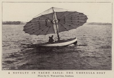 Una Novedad en Velas de Yate, el Barco Paraguas de English Photographer