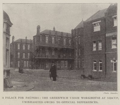 Un Palacio para Pobres, el Asilo de la Unión de Greenwich en Sidcup, Deshabitado debido a Diferencias Oficiales de English Photographer