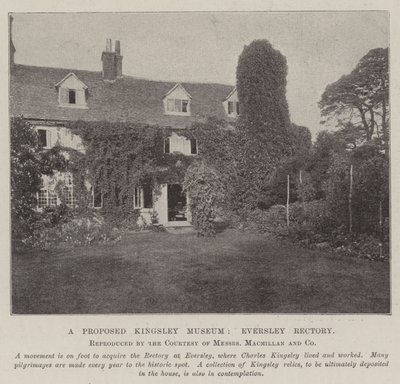 Un museo propuesto de Kingsley, rectoría de Eversley de English Photographer