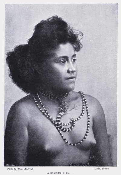 Una chica samoana de English Photographer
