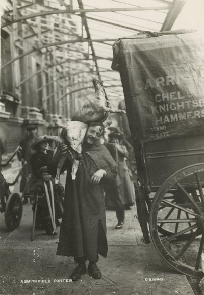 Un Porter de Smithfield de English Photographer