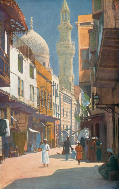 Una calle de El Cairo, Egipto (foto en color) de English Photographer