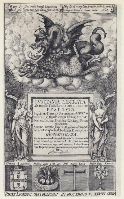 A de Sousa de Macedo, Lusitania liberata, R Heron 1645 de English Photographer