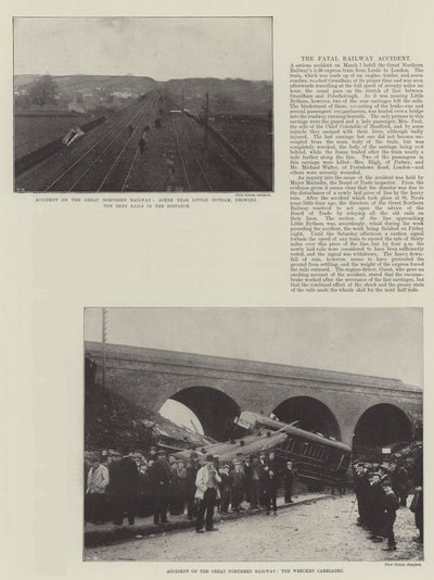 Accidente en el Ferrocarril del Gran Norte de English Photographer