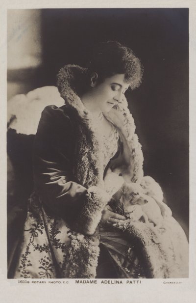 Adelina Patti, soprano de coloratura italiana de English Photographer