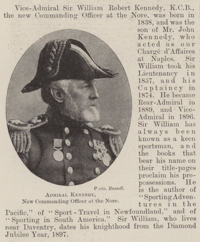 Almirante Kennedy, nuevo oficial al mando en el Nore de English Photographer