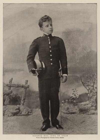 Alfonso XIII, Rey de España de English Photographer