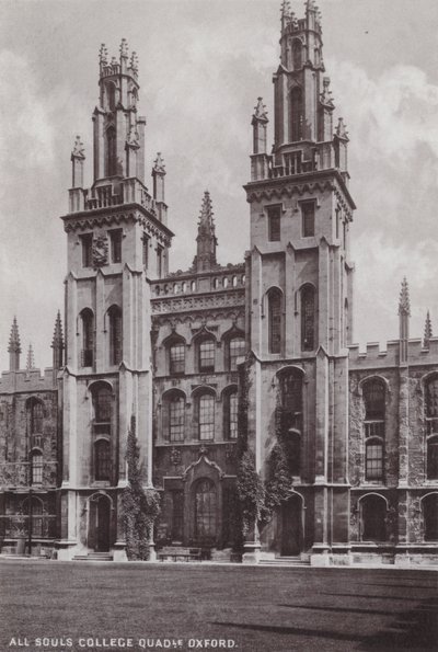Cuadrángulo del All Souls College, Oxford de English Photographer