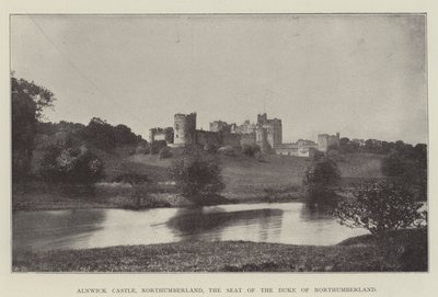 Castillo de Alnwick, Northumberland, la residencia del duque de Northumberland de English Photographer