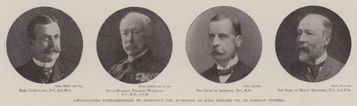 Embajadores Extraordinarios para Anunciar la Ascensión del Rey Eduardo VII a Potencias Extranjeras de English Photographer