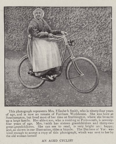 Un Ciclista Anciano de English Photographer