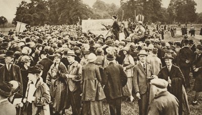 Reunión anti-guerra en Hyde Park de English Photographer