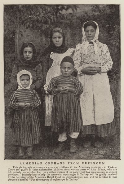 Huérfanos armenios de Erzeroum de English Photographer