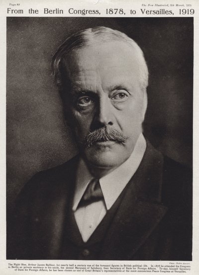 Arthur Balfour, político conservador británico y primer ministro de English Photographer