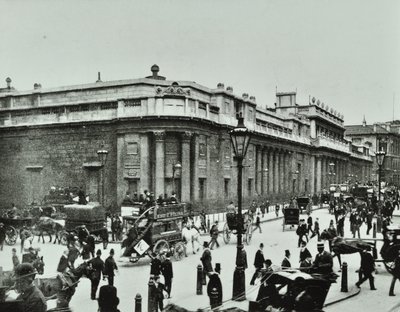 Banco de Inglaterra, Threadneedle Street, Ciudad de Londres, 1890 de English Photographer