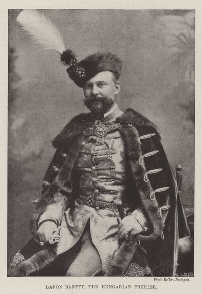 Barón Banffy, el Primer Ministro Húngaro de English Photographer