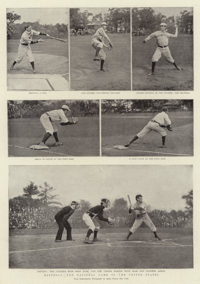 Béisbol, el Juego Nacional de los Estados Unidos de English Photographer