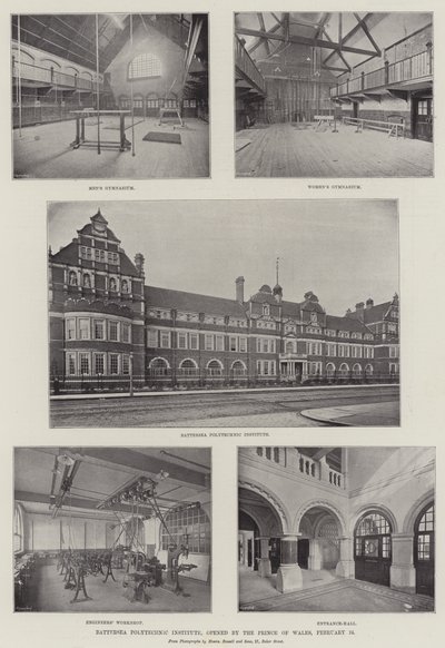 Instituto Politécnico de Battersea, inaugurado por el Príncipe de Gales, 24 de febrero de English Photographer