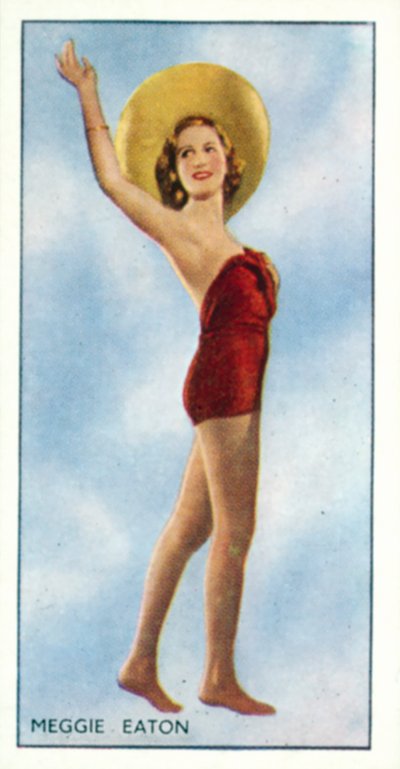 Bellezas de hoy, finales de los años treinta: Meggie Eaton (foto en color) de English Photographer