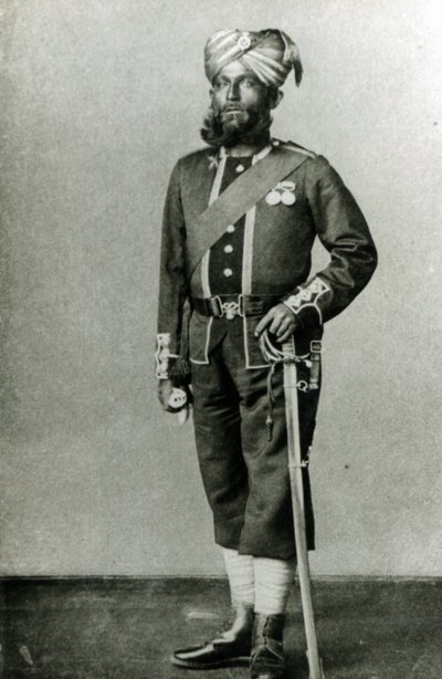 Infanterista de Bengala, c.1900 de English Photographer
