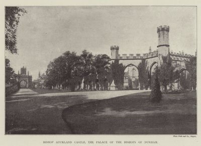 Castillo de Bishop Auckland, el palacio de los obispos de Durham de English Photographer
