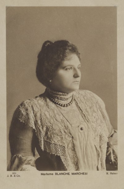 Blanche Marchesi, mezzosoprano francesa de English Photographer