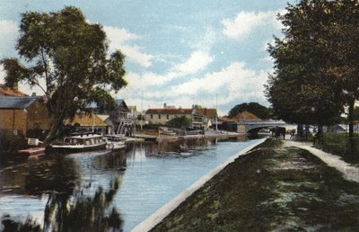 Casas de Barcos y Puente Victoria de English Photographer