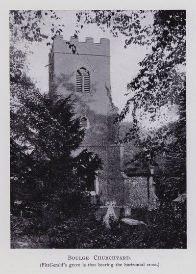 Cementerio de Boulge (foto en blanco y negro) de English Photographer