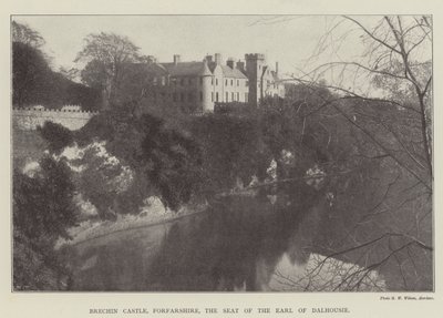 Castillo de Brechin, Forfarshire, la Residencia del Conde de Dalhousie de English Photographer