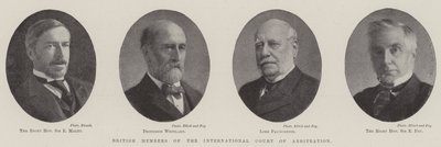 Miembros británicos de la Corte Internacional de Arbitraje de English Photographer
