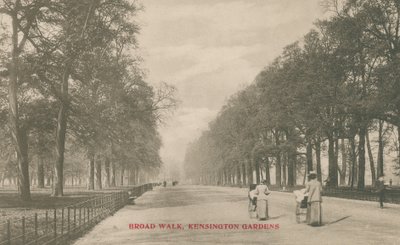 Broad Walk, Jardines de Kensington de English Photographer