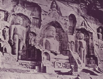 Figuras budistas, El Valle Feliz, Gwalior de English Photographer