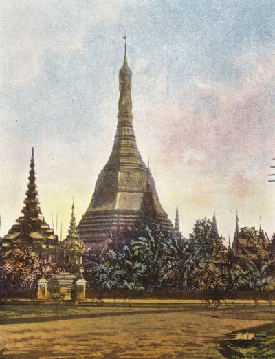 Birmania / Myanmar: Pagoda de Sule, Rangún (foto en color) de English Photographer