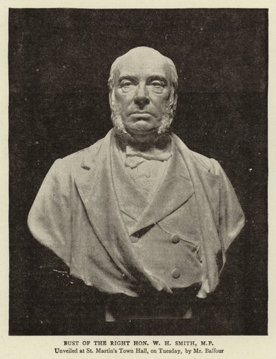 Busto del Muy Honorable W H Smith, MP de English Photographer