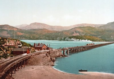 Cadair Idris y el puente de Barmouth de English Photographer