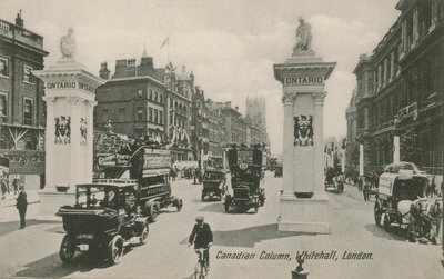 Columna Canadiense, Whitehall, Londres de English Photographer