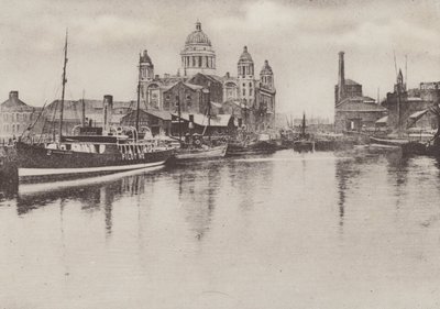 Muelle Canning, Liverpool (foto en b/n) de English Photographer