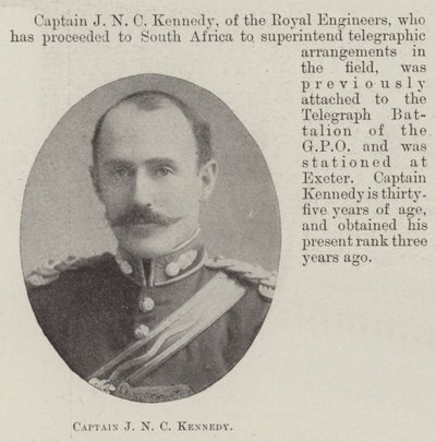 Capitán J. N. C. Kennedy de English Photographer