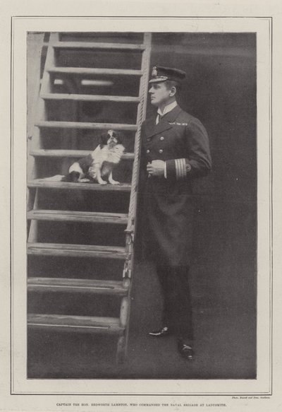 Capitán el Honorable Hedworth Lambton, quien comandó la Brigada Naval en Ladysmith de English Photographer
