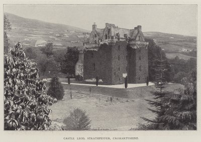 Castillo de Leod, Strathpeffer, Cromartyshire de English Photographer
