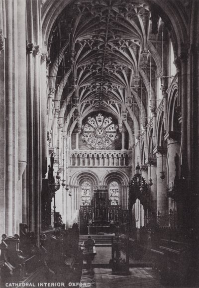 Interior de la Catedral, Oxford de English Photographer