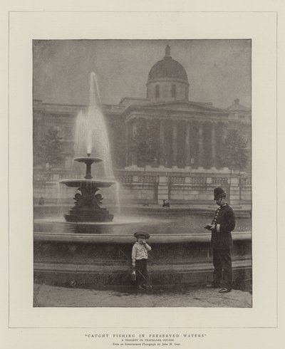 Pescado en aguas preservadas, una tragedia en Trafalgar Square de English Photographer