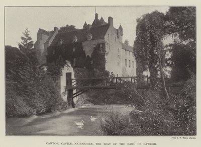 Castillo de Cawdor, Nairnshire, la Residencia del Conde de Cawdor de English Photographer