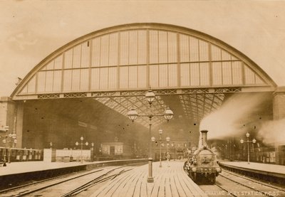 Estación de Charing Cross, Londres; fotografía, 1874 de English Photographer