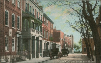Chelsea, Casa de Carlyle en Cheyne Row de English Photographer