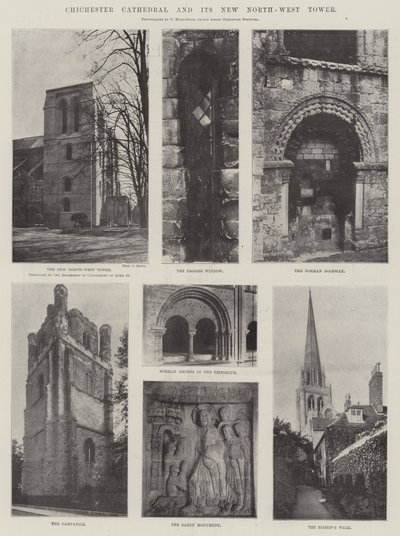 La catedral de Chichester y su nueva torre noroeste de English Photographer