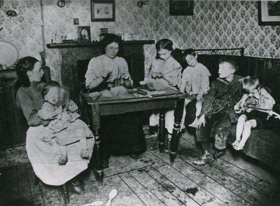 Pobreza infantil, Londres de English Photographer