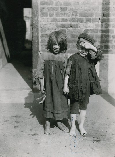 Pobreza infantil, Londres de English Photographer