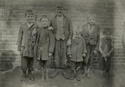 Pobreza infantil, Londres de English Photographer
