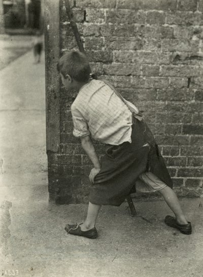 Pobreza infantil, Londres de English Photographer